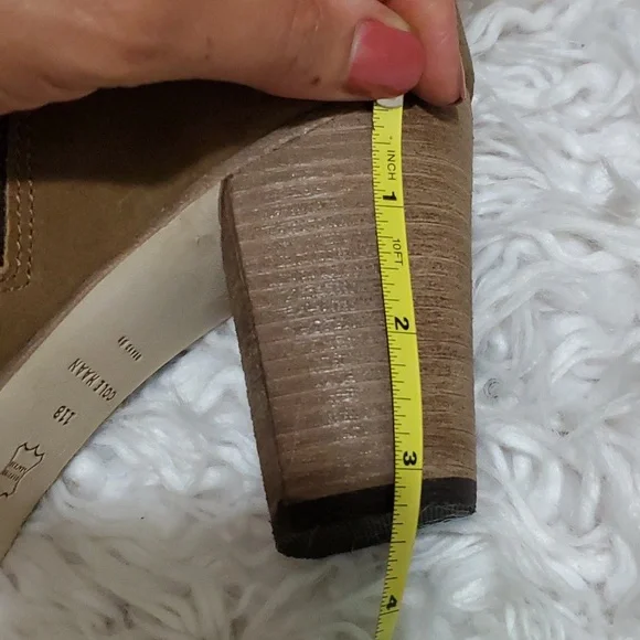 Brand new size 11 M ladies booties by Cole Haan Olive suede - Picture 6 of 7